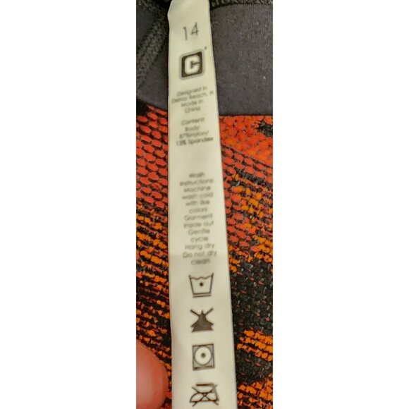 NEW Glamorous Black Strappy Back Sports Bra W/ Mesh Detail By Gaiam Size 14 - Picture 3 of 8